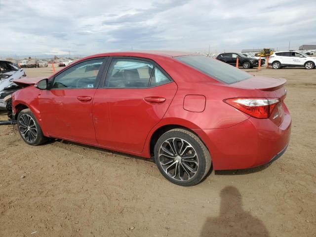 2T1BURHE6GC536890 - 2016 TOYOTA COROLLA L RED photo 2