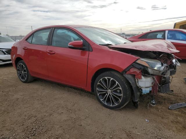 2T1BURHE6GC536890 - 2016 TOYOTA COROLLA L RED photo 4