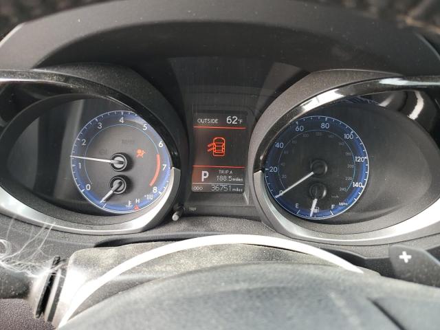 2T1BURHE6GC536890 - 2016 TOYOTA COROLLA L RED photo 9