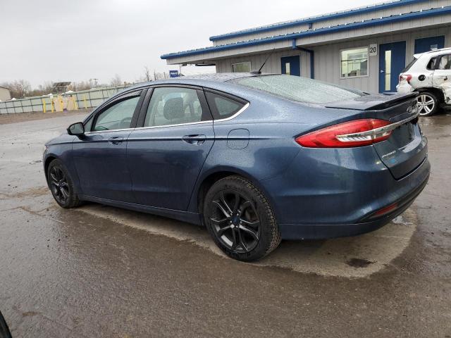 3FA6P0HD9JR264614 - 2018 FORD FUSION SE ლურჯი ფოტო 2