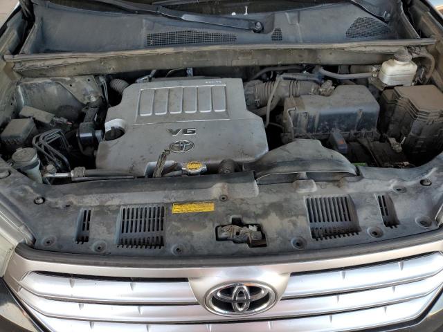 5TDZK3EH8DS108919 - 2013 TOYOTA HIGHLANDER BASE Қара фото 12