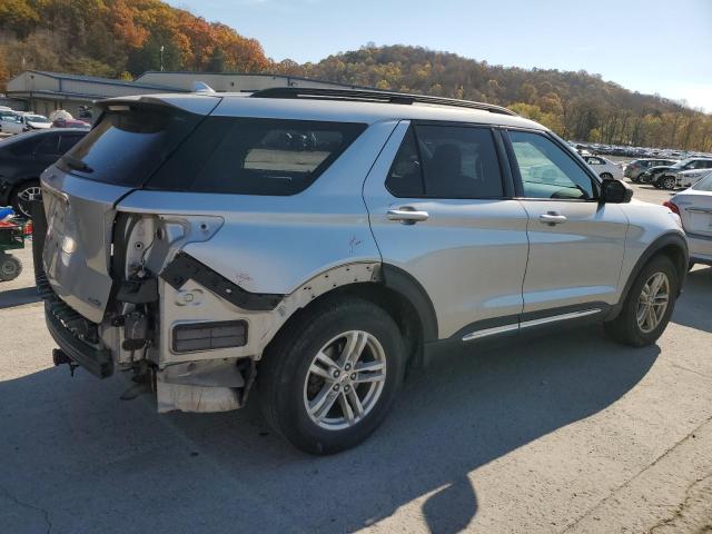 1FMSK8DHXLGB55308 - 2020 FORD EXPLORER XLT SILVER photo 3