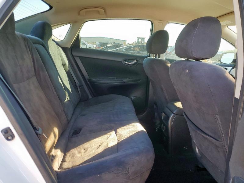 3N1AB7AP2KY301027 - 2019 NISSAN SENTRA S WHITE photo 10