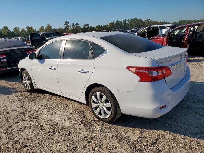 3N1AB7AP2KY301027 - 2019 NISSAN SENTRA S WHITE photo 2
