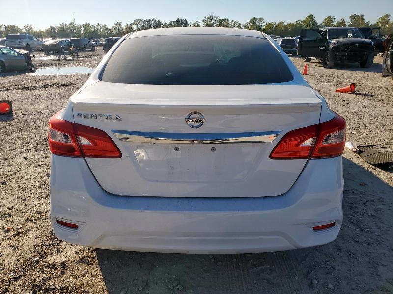 3N1AB7AP2KY301027 - 2019 NISSAN SENTRA S WHITE photo 6