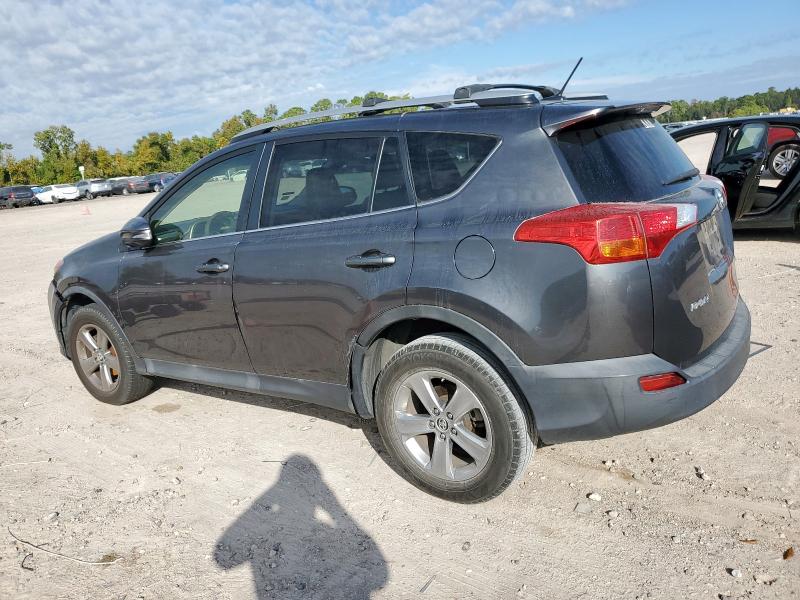 2T3WFREV7FW156445 - 2015 TOYOTA RAV4 XLE GRAY photo 2