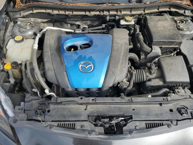 JM1BL1V72C1679764 - 2012 MAZDA 3 I ნაცრისფერი ფოტო 11