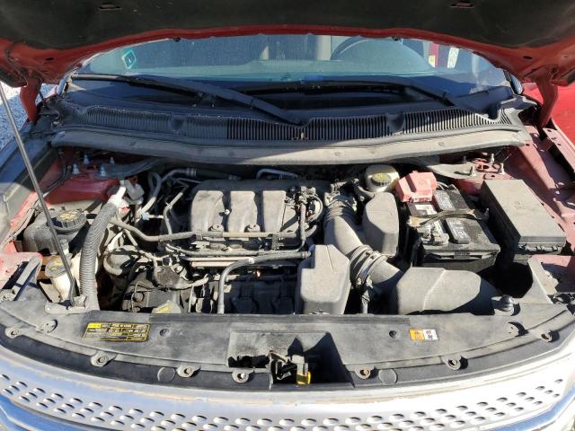 1FMHK7D85CGA16157 - 2012 FORD EXPLORER XLT 红色 照片 11