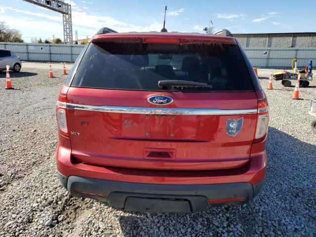 1FMHK7D85CGA16157 - 2012 FORD EXPLORER XLT 红色 照片 6