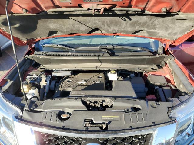 5N1AR2MM9FC658955 - 2015 NISSAN PATHFINDER S MAROON photo 12