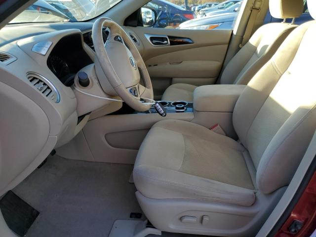 5N1AR2MM9FC658955 - 2015 NISSAN PATHFINDER S MAROON photo 7