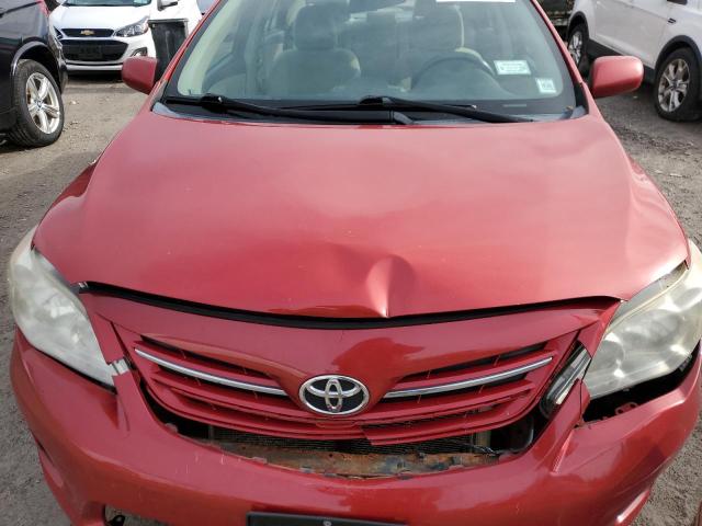 2T1BU4EE6DC998188 - 2013 TOYOTA COROLLA BASE Қызыл фото 11
