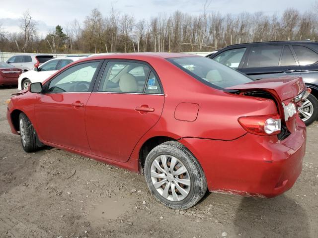 2T1BU4EE6DC998188 - 2013 TOYOTA COROLLA BASE Қызыл фото 2
