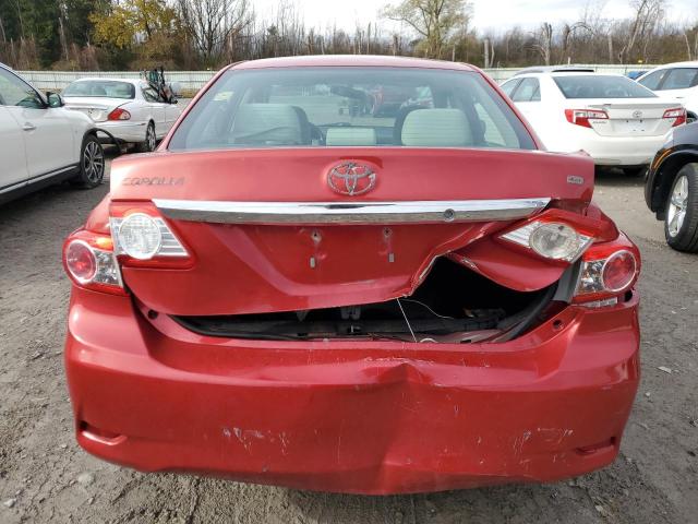 2T1BU4EE6DC998188 - 2013 TOYOTA COROLLA BASE Қызыл фото 6