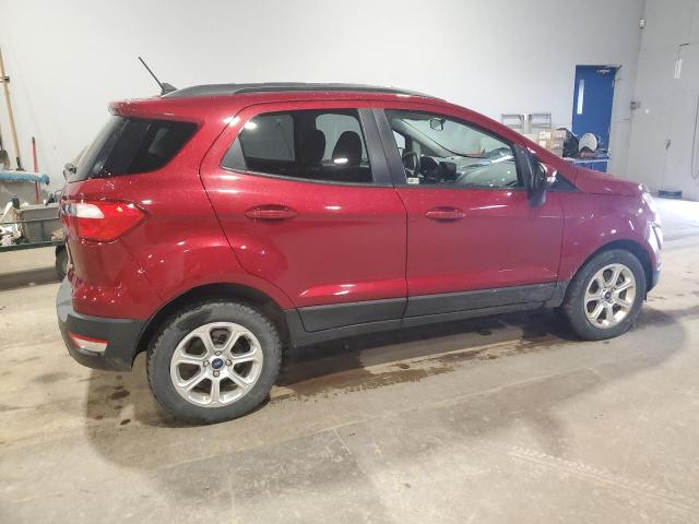 MAJ3S2GE1KC255414 - 2019 FORD ECOSPORT SE Czerwony zdjęcie 3