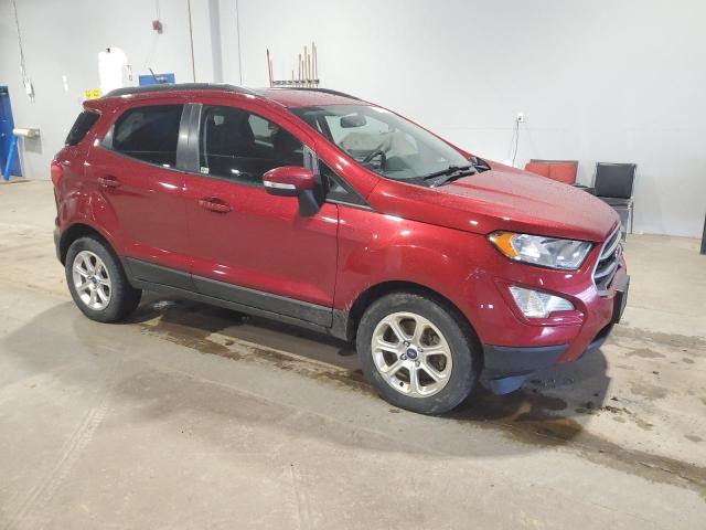 MAJ3S2GE1KC255414 - 2019 FORD ECOSPORT SE Czerwony zdjęcie 4