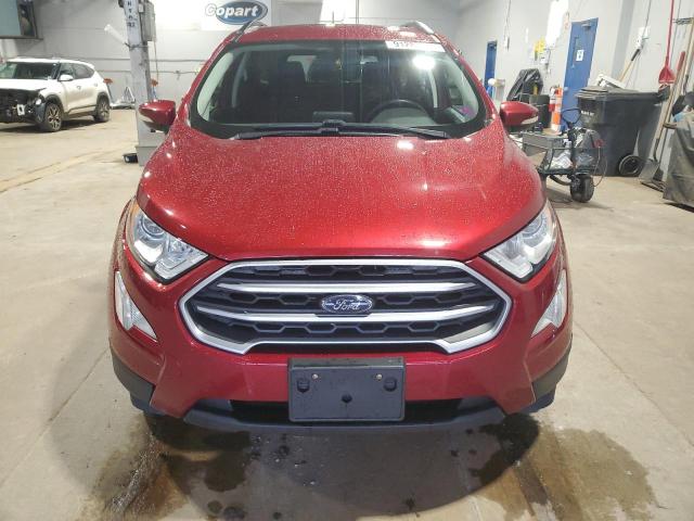 MAJ3S2GE1KC255414 - 2019 FORD ECOSPORT SE Czerwony zdjęcie 5