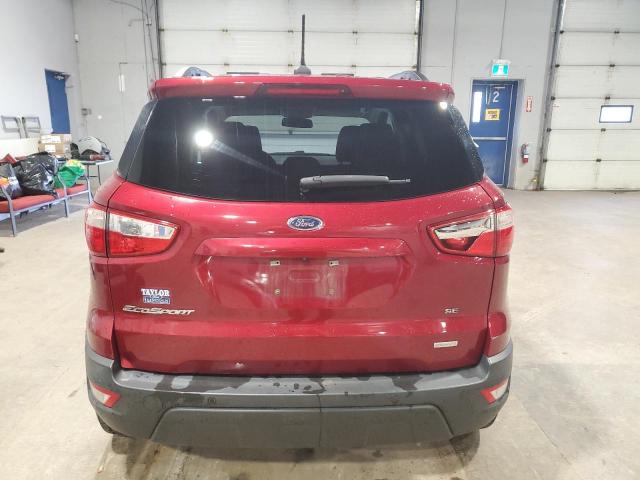 MAJ3S2GE1KC255414 - 2019 FORD ECOSPORT SE Czerwony zdjęcie 6