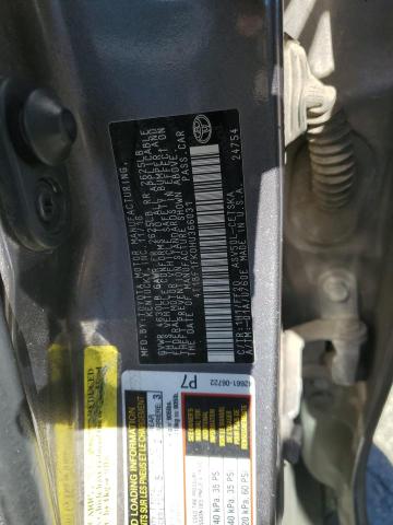 4T1BF1FK0HU366031 - 2017 TOYOTA CAMRY LE GRAY photo 12