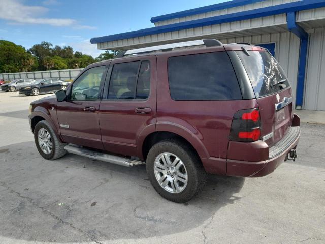 1FMEU75807UB87403 - 2007 FORD EXPLORER LIMITED ბურგუნდია ფოტო 2