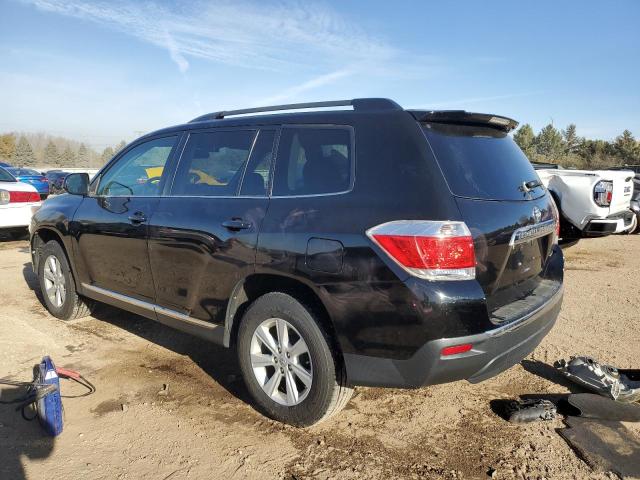 5TDBK3EH5DS263980 - 2013 TOYOTA HIGHLANDER BASE Чорний фото 2