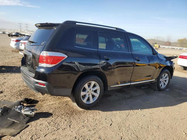 5TDBK3EH5DS263980 - 2013 TOYOTA HIGHLANDER BASE Чорний фото 3