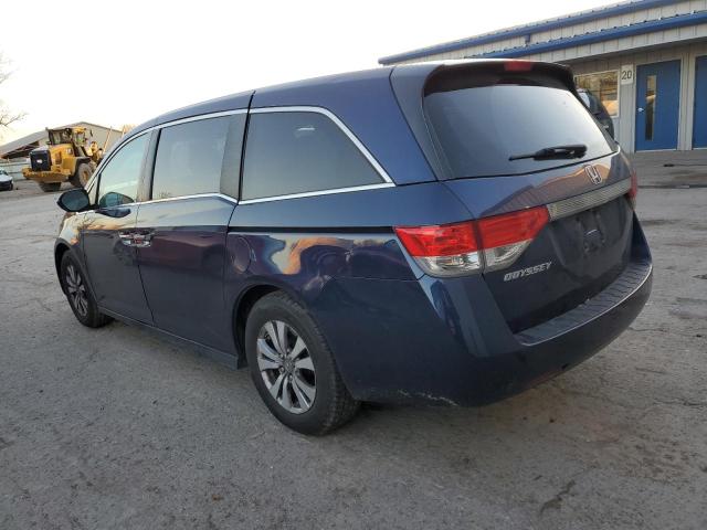 5FNRL5H41EB093980 - 2014 HONDA ODYSSEY EX BLUE photo 2