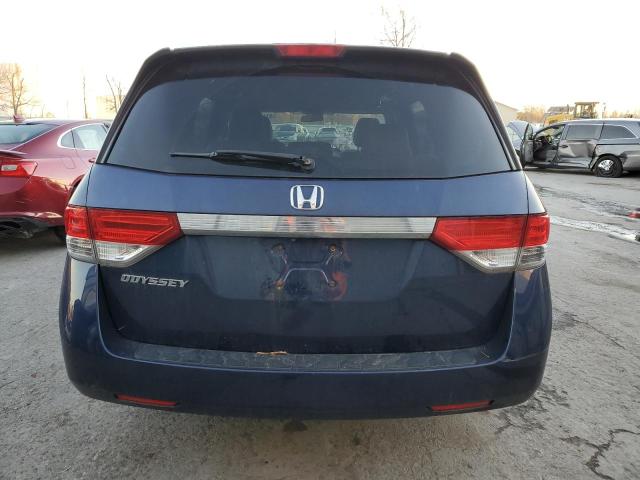 5FNRL5H41EB093980 - 2014 HONDA ODYSSEY EX BLUE photo 6