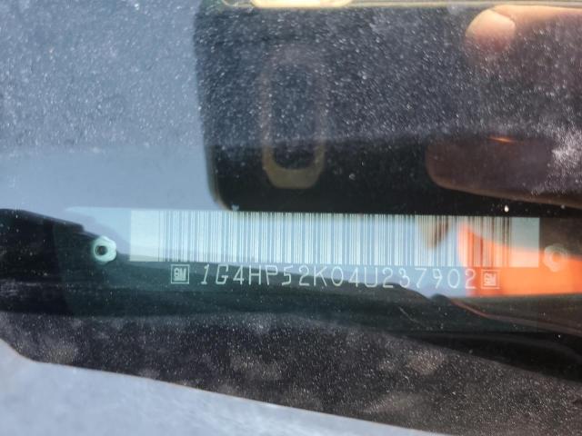 1G4HP52K04U237902 - 2004 BUICK LESABRE CUSTOM WHITE photo 12