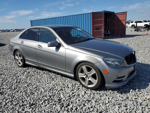WDDGF8BB2BR143059 - 2011 MERCEDES-BENZ C 300 4MATIC SILVER photo 4