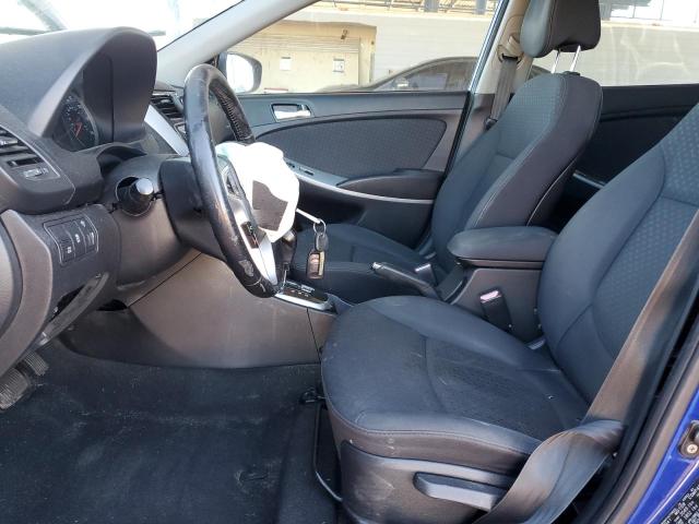 KMHCU5AE5CU026952 - 2012 HYUNDAI ACCENT GLS 蓝色 照片 7
