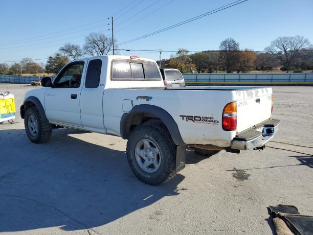 5TEWN72N82Z074296 - 2002 TOYOTA TACOMA XTRACAB WHITE photo 2