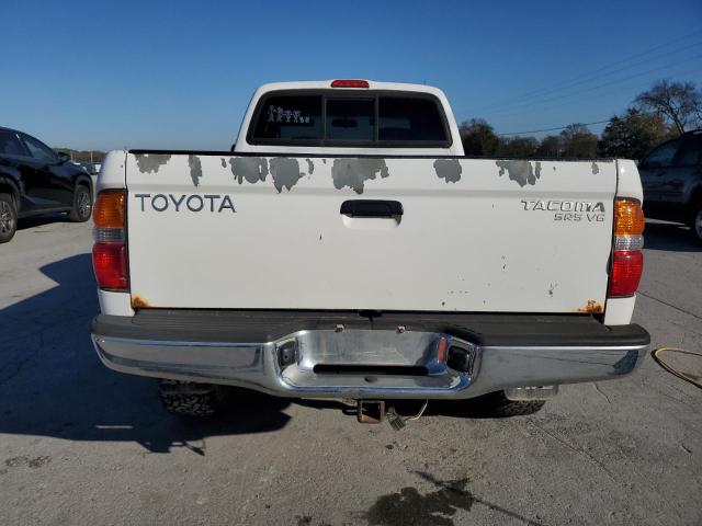 5TEWN72N82Z074296 - 2002 TOYOTA TACOMA XTRACAB WHITE photo 6