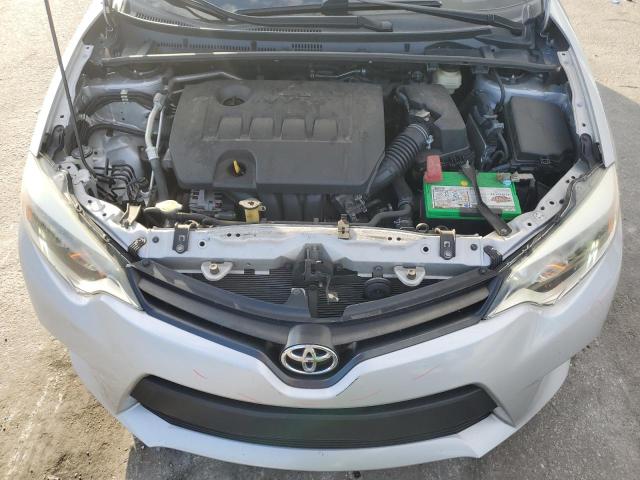 2T1BURHE5FC381344 - 2015 TOYOTA COROLLA L SILVER photo 11