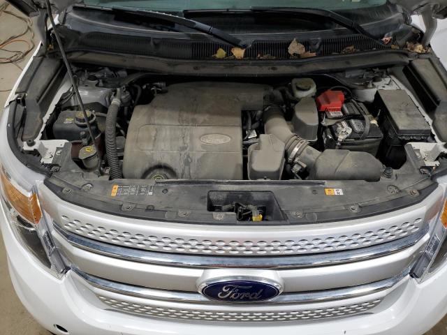 1FM5K8D87FGB25099 - 2015 FORD EXPLORER XLT WHITE photo 12