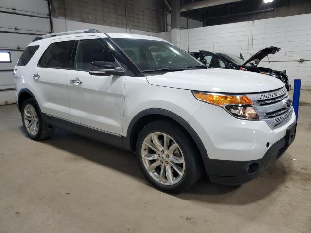 1FM5K8D87FGB25099 - 2015 FORD EXPLORER XLT WHITE photo 4