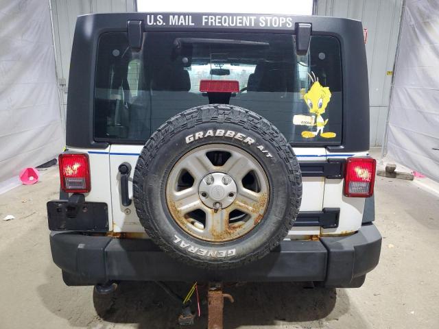 1C4BJWKG9EL148723 - 2014 JEEP WRANGLER U SPORT WHITE photo 6