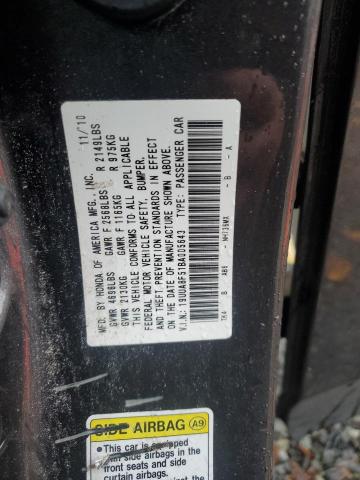 19UUA8F51BA005643 - 2011 ACURA TL CHARCOAL photo 12