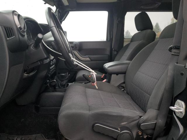 1C4AJWAG7CL247955 - 2012 JEEP WRANGLER SPORT BLACK photo 7