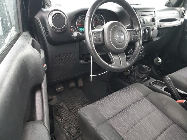 1C4AJWAG7CL247955 - 2012 JEEP WRANGLER SPORT BLACK photo 8