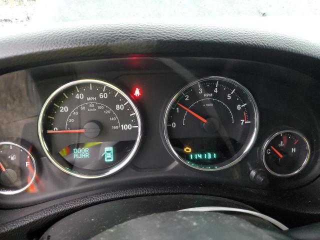 1C4AJWAG7CL247955 - 2012 JEEP WRANGLER SPORT BLACK photo 9