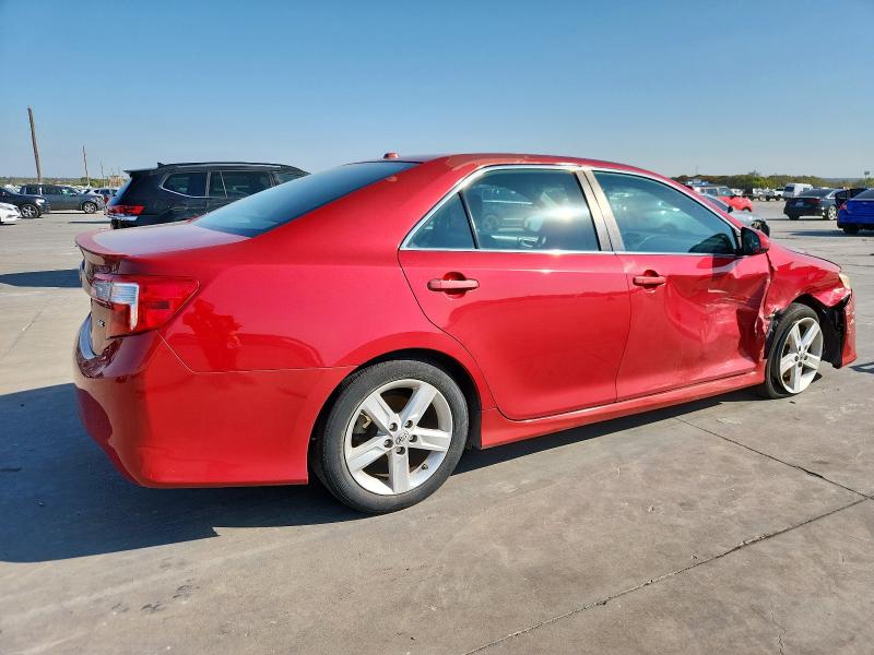 4T1BF1FK6DU714862 - 2013 TOYOTA CAMRY L RED photo 3