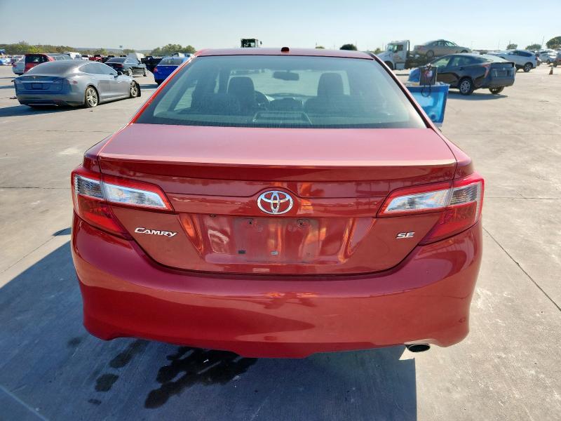 4T1BF1FK6DU714862 - 2013 TOYOTA CAMRY L RED photo 6
