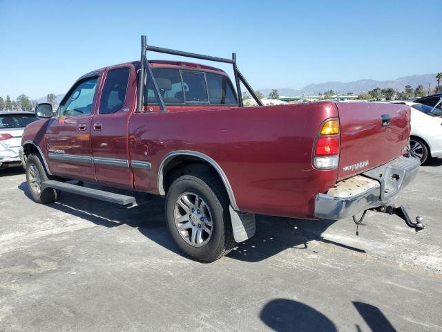 5TBRT34161S209236 - 2001 TOYOTA TUNDRA ACCESS CAB RED photo 2