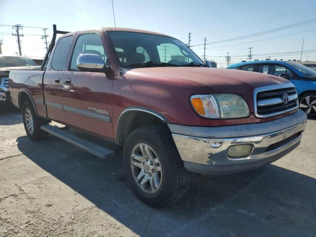 5TBRT34161S209236 - 2001 TOYOTA TUNDRA ACCESS CAB RED photo 4