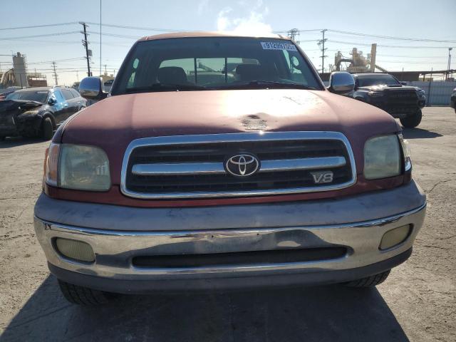 5TBRT34161S209236 - 2001 TOYOTA TUNDRA ACCESS CAB RED photo 5