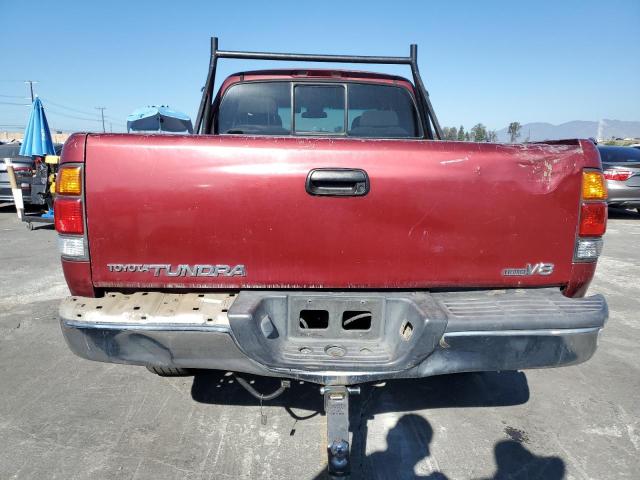 5TBRT34161S209236 - 2001 TOYOTA TUNDRA ACCESS CAB RED photo 6