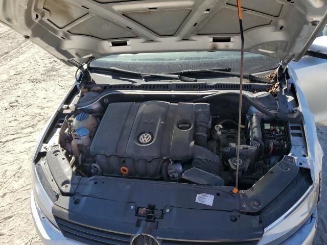 3VWDX7AJ8DM402779 - 2013 VOLKSWAGEN JETTA SE SILVER photo 11