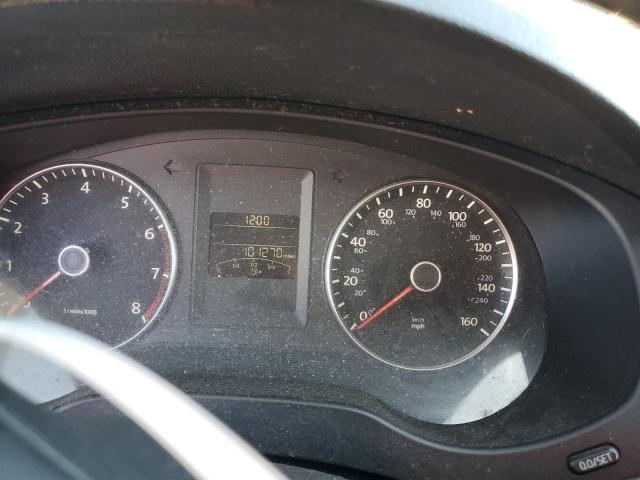 3VWDX7AJ8DM402779 - 2013 VOLKSWAGEN JETTA SE SILVER photo 9