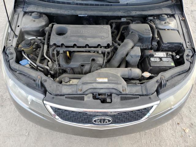 KNAFU5A2XB5387493 - 2011 KIA FORTE EX Gris foto 11